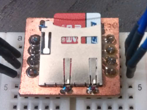 Image of finished breakout board